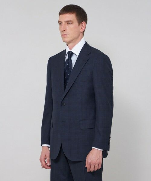 MACKINTOSH LONDON(MENS) / マッキントッシュ ロンドン 　メンズ セットアップ | 【OX BRIDGE】【ZEGNA/ゼニア】メランジチェックスーツ | 詳細3