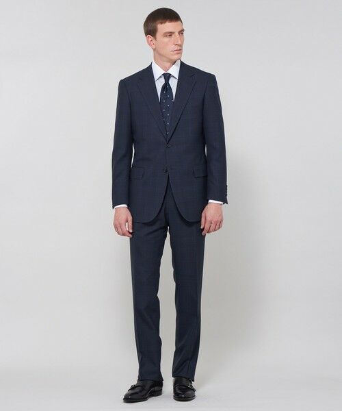 MACKINTOSH LONDON(MENS) / マッキントッシュ ロンドン 　メンズ セットアップ | 【OX BRIDGE】【ZEGNA/ゼニア】メランジチェックスーツ | 詳細1