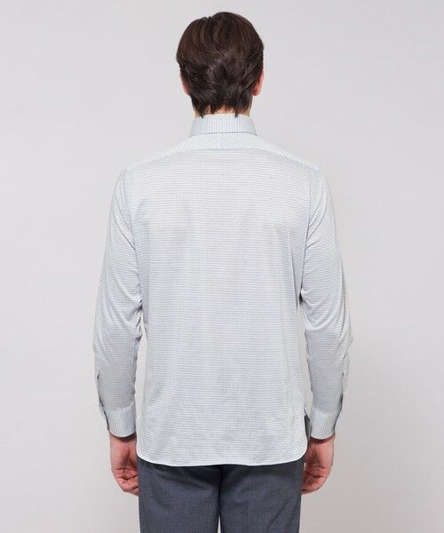 MACKINTOSH LONDON(MENS) / マッキントッシュ ロンドン 　メンズ シャツ・ブラウス | 【FLEX JERSEY】千鳥ジャカードジャージーシャツ | 詳細6