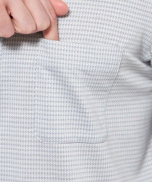 MACKINTOSH LONDON(MENS) / マッキントッシュ ロンドン 　メンズ シャツ・ブラウス | 【FLEX JERSEY】千鳥ジャカードジャージーシャツ | 詳細7