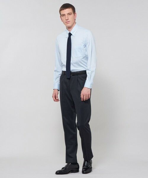 MACKINTOSH LONDON(MENS) / マッキントッシュ ロンドン 　メンズ シャツ・ブラウス | 【FLEX JERSEY】千鳥ジャカードジャージーシャツ | 詳細2