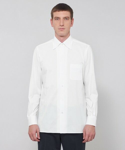 MACKINTOSH LONDON(MENS) / マッキントッシュ ロンドン 　メンズ シャツ・ブラウス | 【FLEX JERSEY】ハニカムジャージーワンピースカラーシャツ | 詳細5