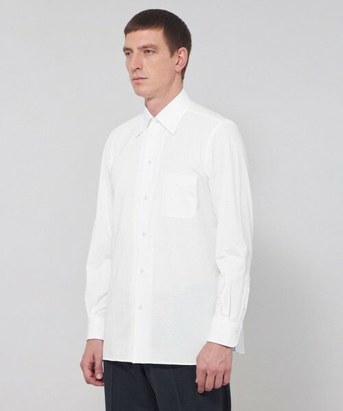 MACKINTOSH LONDON(MENS) / マッキントッシュ ロンドン 　メンズ シャツ・ブラウス | 【FLEX JERSEY】ハニカムジャージーワンピースカラーシャツ | 詳細6