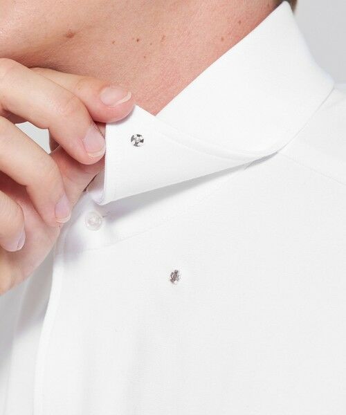 MACKINTOSH LONDON(MENS) / マッキントッシュ ロンドン 　メンズ シャツ・ブラウス | 【FLEX JERSEY】ハニカムジャージーワンピースカラーシャツ | 詳細8