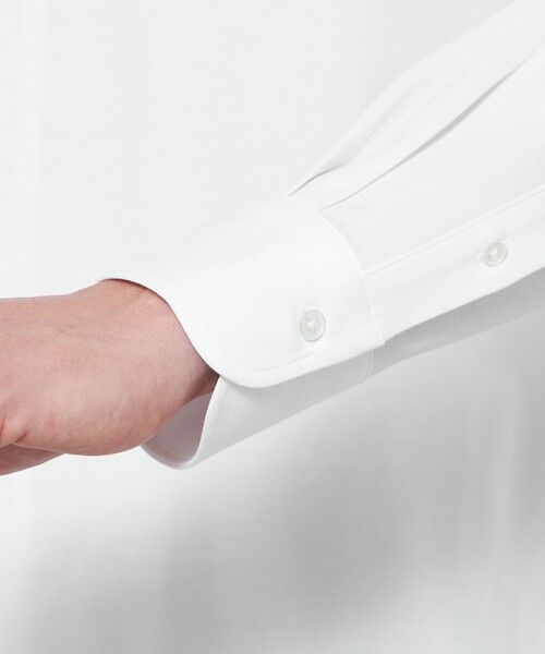 MACKINTOSH LONDON(MENS) / マッキントッシュ ロンドン 　メンズ シャツ・ブラウス | 【FLEX JERSEY】ハニカムジャージーワンピースカラーシャツ | 詳細10