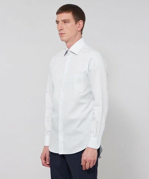 MACKINTOSH LONDON(MENS) / マッキントッシュ ロンドン 　メンズ シャツ・ブラウス | ドビーマイクロチェックドレスシャツ | 詳細3