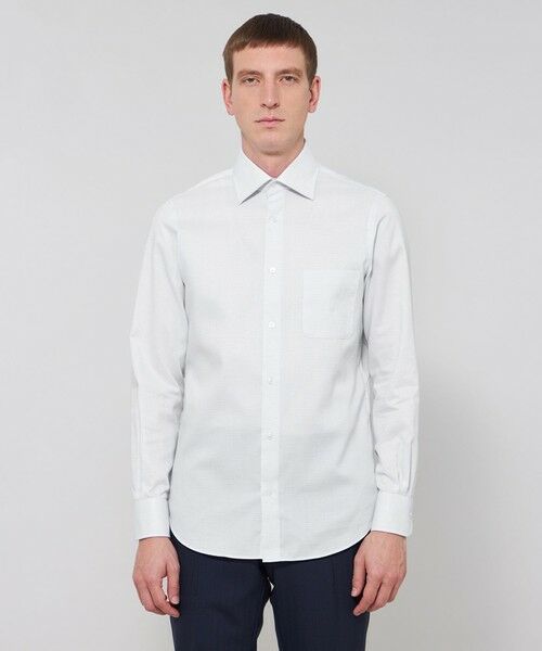 MACKINTOSH LONDON(MENS) / マッキントッシュ ロンドン 　メンズ シャツ・ブラウス | ドビーマイクロチェックドレスシャツ | 詳細2