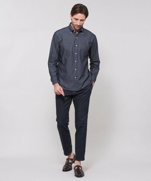 MACKINTOSH LONDON(MENS) / マッキントッシュ ロンドン 　メンズ シャツ・ブラウス | ノンツイストコットンデニムボタンダウンシャツ | 詳細3