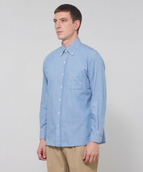 MACKINTOSH LONDON(MENS) / マッキントッシュ ロンドン 　メンズ シャツ・ブラウス | ノンツイストコットンデニムボタンダウンシャツ | 詳細5
