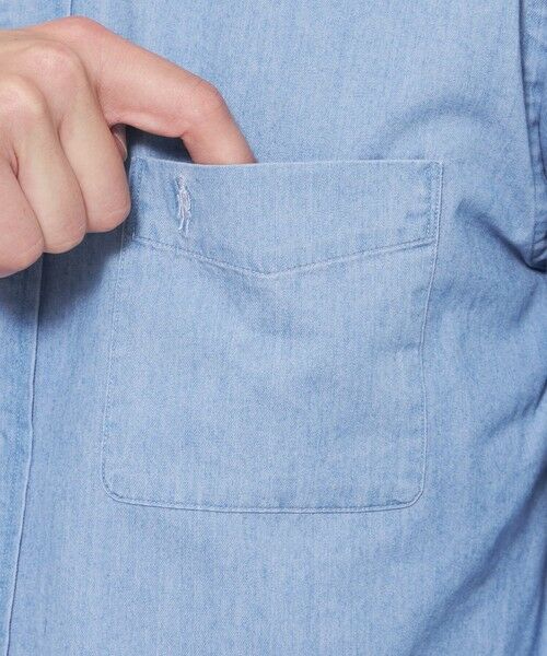 MACKINTOSH LONDON(MENS) / マッキントッシュ ロンドン 　メンズ シャツ・ブラウス | ノンツイストコットンデニムボタンダウンシャツ | 詳細7