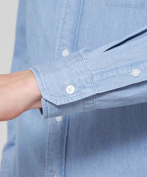 MACKINTOSH LONDON(MENS) / マッキントッシュ ロンドン 　メンズ シャツ・ブラウス | ノンツイストコットンデニムボタンダウンシャツ | 詳細8