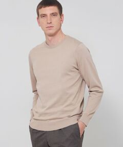 MACKINTOSH LONDON(MENS) / マッキントッシュ ロンドン 　メンズ ニット・セーター | ハイツイストコットンクルーネックニット
