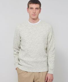 MACKINTOSH LONDON(MENS) / マッキントッシュ ロンドン 　メンズ ニット・セーター | ウールコットンバスケットクルーネックニット