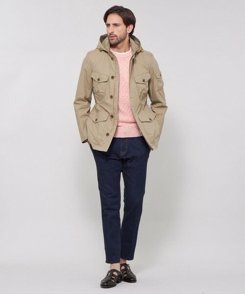 MACKINTOSH LONDON(MENS) / マッキントッシュ ロンドン 　メンズ ニット・セーター | ウールコットンバスケットクルーネックニット | 詳細3