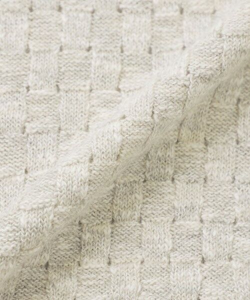 MACKINTOSH LONDON(MENS) / マッキントッシュ ロンドン 　メンズ ニット・セーター | ウールコットンバスケットクルーネックニット | 詳細9