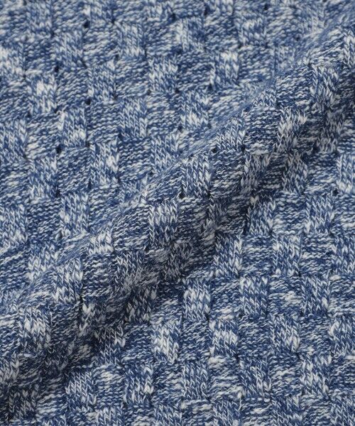 MACKINTOSH LONDON(MENS) / マッキントッシュ ロンドン 　メンズ ニット・セーター | ウールコットンバスケットクルーネックニット | 詳細11