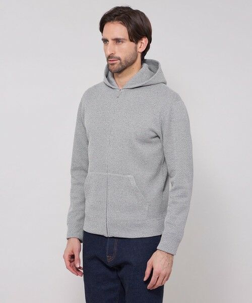 MACKINTOSH LONDON(MENS) / マッキントッシュ ロンドン 　メンズ カットソー | ムリネダンボールジップパーカ | 詳細4