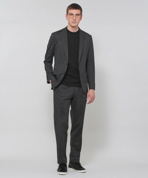 MACKINTOSH LONDON(MENS) / マッキントッシュ ロンドン 　メンズ その他パンツ | 【FLEX JERSEY】ハイゲージジャカードハウンドトゥースセットアップパンツ | 詳細1