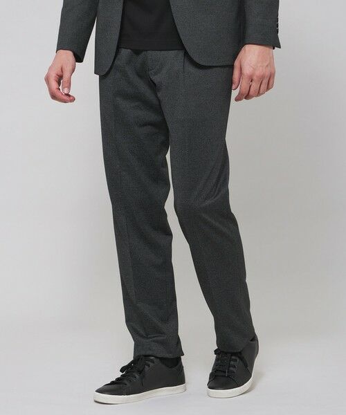 MACKINTOSH LONDON(MENS) / マッキントッシュ ロンドン 　メンズ その他パンツ | 【FLEX JERSEY】ハイゲージジャカードハウンドトゥースセットアップパンツ（グレー系2）