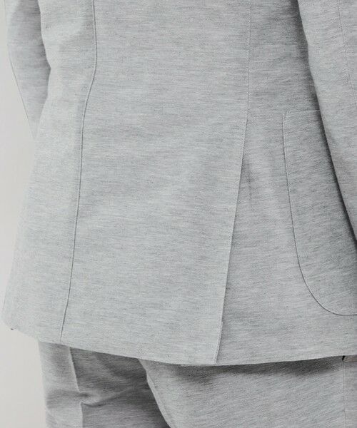 MACKINTOSH LONDON(MENS) / マッキントッシュ ロンドン 　メンズ ノーカラージャケット | 【WEB・一部店舗限定】【FLEX JERSEY】デニムジーセットアップジャケット | 詳細8