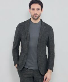 MACKINTOSH LONDON(MENS) / マッキントッシュ ロンドン 　メンズ ノーカラージャケット | 【BREASY JACKET】LENO CLOTH セットアップジャケット