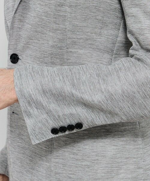 MACKINTOSH LONDON(MENS) / マッキントッシュ ロンドン 　メンズ ノーカラージャケット | 【BREASY JACKET】LENO CLOTH セットアップジャケット | 詳細9