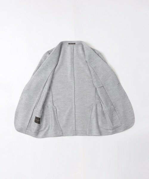 MACKINTOSH LONDON(MENS) / マッキントッシュ ロンドン 　メンズ ノーカラージャケット | 【BREASY JACKET】LENO CLOTH セットアップジャケット | 詳細12