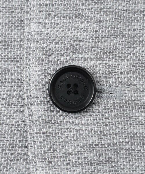 MACKINTOSH LONDON(MENS) / マッキントッシュ ロンドン 　メンズ ノーカラージャケット | 【BREASY JACKET】LENO CLOTH セットアップジャケット | 詳細16