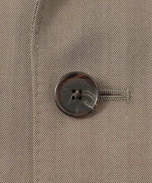 MACKINTOSH LONDON(MENS) / マッキントッシュ ロンドン 　メンズ ノーカラージャケット | 【TOGNA/トーニャ】ソラーロへリンボン ダブルブレステッド4Bジャケット | 詳細9