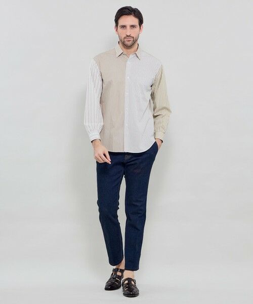 MACKINTOSH LONDON(MENS) / マッキントッシュ ロンドン 　メンズ シャツ・ブラウス | クレイジーパターンストライプ  レギュラーカラーシャツ | 詳細3