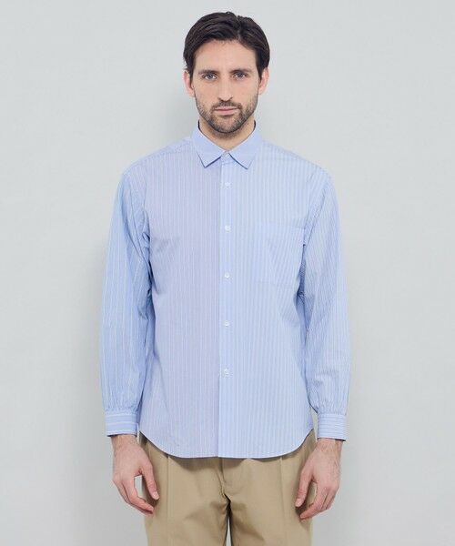 MACKINTOSH LONDON(MENS) / マッキントッシュ ロンドン 　メンズ シャツ・ブラウス | クレイジーパターンストライプ  レギュラーカラーシャツ | 詳細4