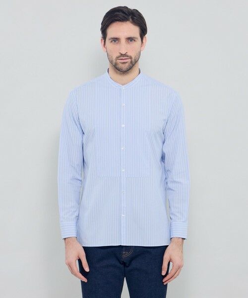 MACKINTOSH LONDON(MENS) / マッキントッシュ ロンドン 　メンズ シャツ・ブラウス | パッチワークブザムシャツ | 詳細4