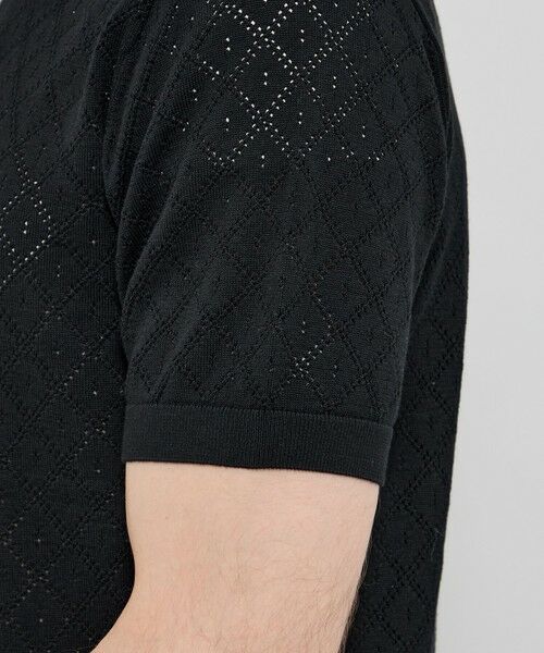MACKINTOSH LONDON(MENS) / マッキントッシュ ロンドン 　メンズ ニット・セーター | ランダムアイレットニットTシャツ | 詳細7