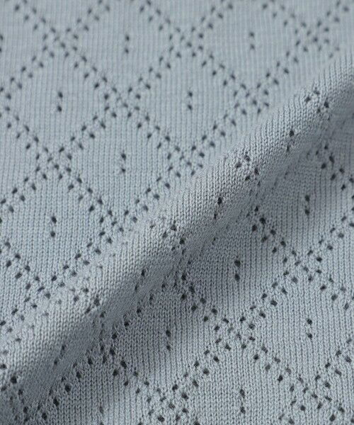 MACKINTOSH LONDON(MENS) / マッキントッシュ ロンドン 　メンズ ニット・セーター | ランダムアイレットスキッパーニットポロ | 詳細8