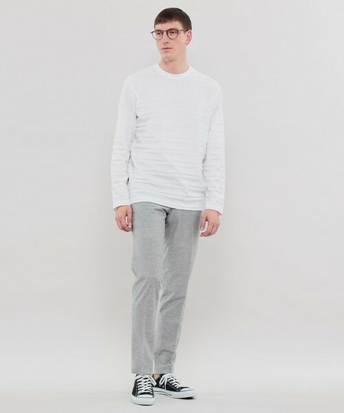 MACKINTOSH LONDON(MENS) / マッキントッシュ ロンドン 　メンズ カットソー | リンクスボーダーロングスリーブTシャツ | 詳細1