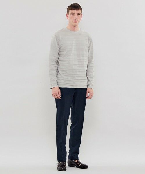 MACKINTOSH LONDON(MENS) / マッキントッシュ ロンドン 　メンズ カットソー | リンクスボーダーロングスリーブTシャツ | 詳細2