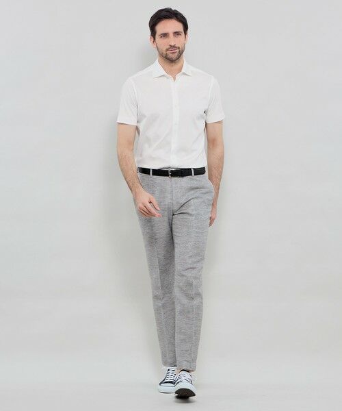 MACKINTOSH LONDON(MENS) / マッキントッシュ ロンドン 　メンズ カットソー | 超冷感ワイドカラーカットシャツ | 詳細1