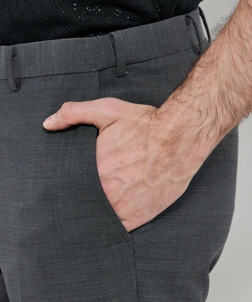 MACKINTOSH LONDON(MENS) / マッキントッシュ ロンドン 　メンズ スラックス・ドレスパンツ | 【Adjustable Fit】トロピカルメランジスラックス | 詳細7