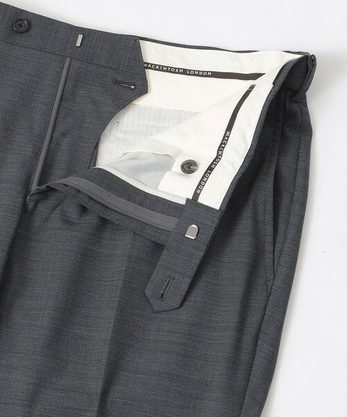 MACKINTOSH LONDON(MENS) / マッキントッシュ ロンドン 　メンズ スラックス・ドレスパンツ | 【Adjustable Fit】トロピカルメランジスラックス | 詳細8