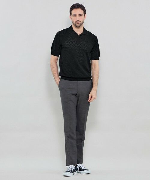 MACKINTOSH LONDON(MENS) / マッキントッシュ ロンドン 　メンズ スラックス・ドレスパンツ | 【Adjustable Fit】トロピカルメランジスラックス | 詳細1