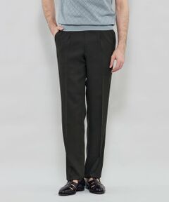 MACKINTOSH LONDON(MENS) / マッキントッシュ ロンドン 　メンズ スラックス・ドレスパンツ | 【Adjustable Fit】ドビー1プリーツスラックス