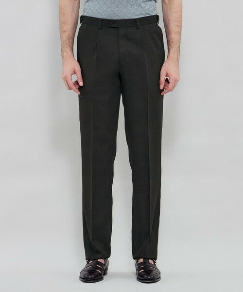 MACKINTOSH LONDON(MENS) / マッキントッシュ ロンドン 　メンズ スラックス・ドレスパンツ | 【Adjustable Fit】ドビー1プリーツスラックス | 詳細3