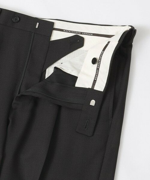 MACKINTOSH LONDON(MENS) / マッキントッシュ ロンドン 　メンズ スラックス・ドレスパンツ | 【Adjustable Fit】ドビー1プリーツスラックス | 詳細7