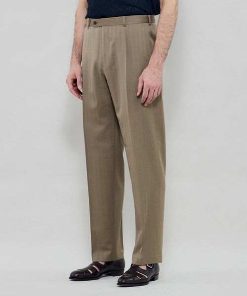 MACKINTOSH LONDON(MENS) / マッキントッシュ ロンドン 　メンズ その他パンツ | 【TOGNA/トーニャ】ソラーロへリンボン1プリーツパンツ | 詳細3