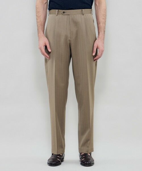 MACKINTOSH LONDON(MENS) / マッキントッシュ ロンドン 　メンズ その他パンツ | 【TOGNA/トーニャ】ソラーロへリンボン1プリーツパンツ | 詳細2