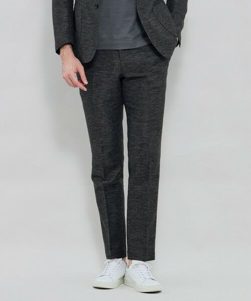 MACKINTOSH LONDON(MENS) / マッキントッシュ ロンドン 　メンズ その他パンツ | 【BREASY JACKET】LENO CLOTH セットアップパンツ（チャコールグレー）