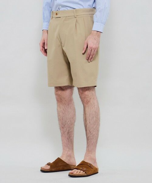 MACKINTOSH LONDON(MENS) / マッキントッシュ ロンドン 　メンズ その他パンツ | ドライツイストチノ 2タックワイドショーツ | 詳細3