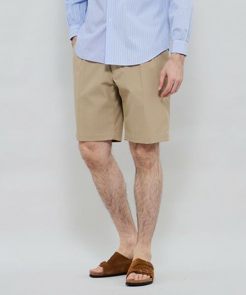 MACKINTOSH LONDON(MENS) / マッキントッシュ ロンドン 　メンズ その他パンツ | ドライツイストチノ 2タックワイドショーツ（ベージュ5）