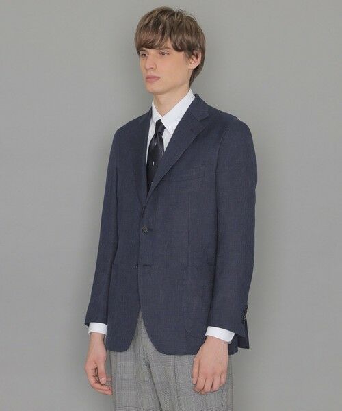 MACKINTOSH LONDON(MENS) / マッキントッシュ ロンドン 　メンズ その他アウター | 【NEW BRIDGE】 【Loro Piana/ロロ・ピアーナ】SUMMERTIME ドビー無地ジャケット | 詳細4