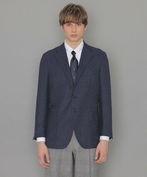 MACKINTOSH LONDON(MENS) / マッキントッシュ ロンドン 　メンズ その他アウター | 【NEW BRIDGE】 【Loro Piana/ロロ・ピアーナ】SUMMERTIME ドビー無地ジャケット | 詳細3